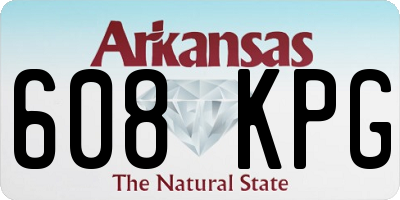 AR license plate 608KPG