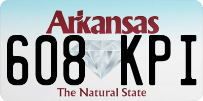 AR license plate 608KPI