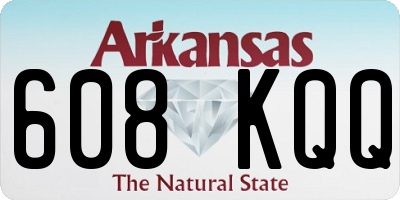 AR license plate 608KQQ