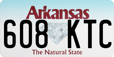 AR license plate 608KTC