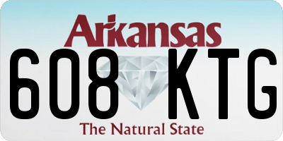 AR license plate 608KTG
