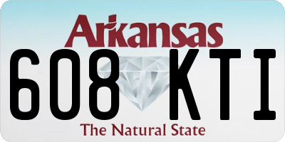 AR license plate 608KTI