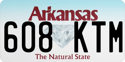 AR license plate 608KTM