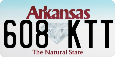 AR license plate 608KTT