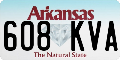 AR license plate 608KVA