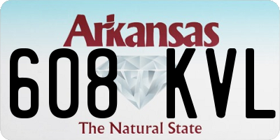 AR license plate 608KVL