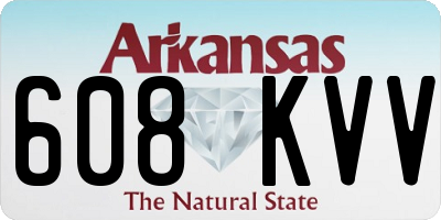 AR license plate 608KVV
