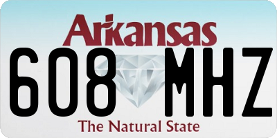 AR license plate 608MHZ