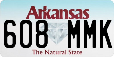AR license plate 608MMK