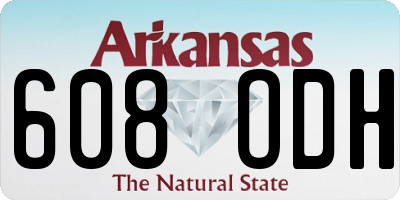 AR license plate 608ODH