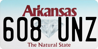 AR license plate 608UNZ