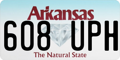AR license plate 608UPH
