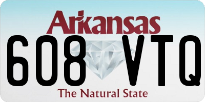 AR license plate 608VTQ