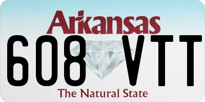 AR license plate 608VTT