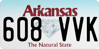 AR license plate 608VVK