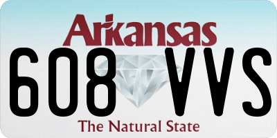 AR license plate 608VVS