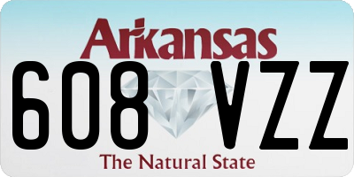 AR license plate 608VZZ