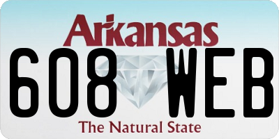 AR license plate 608WEB