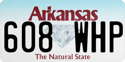 AR license plate 608WHP
