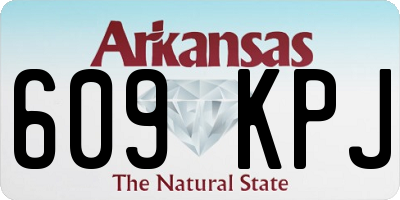 AR license plate 609KPJ