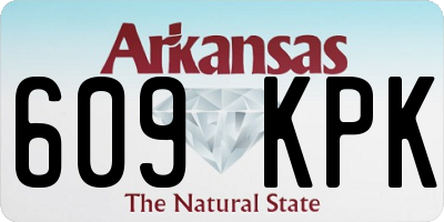 AR license plate 609KPK