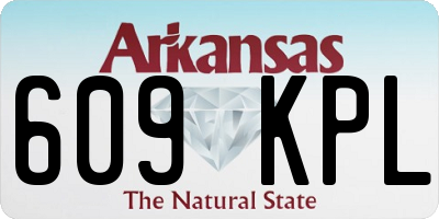 AR license plate 609KPL