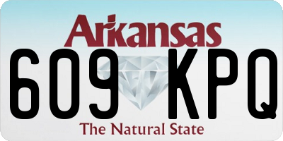 AR license plate 609KPQ