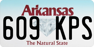 AR license plate 609KPS