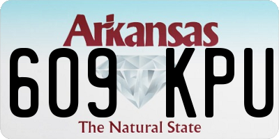 AR license plate 609KPU