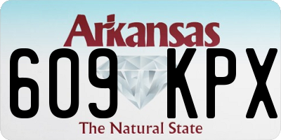 AR license plate 609KPX