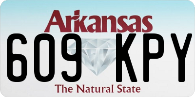 AR license plate 609KPY
