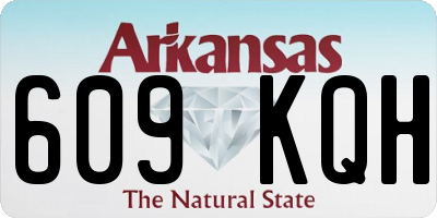AR license plate 609KQH
