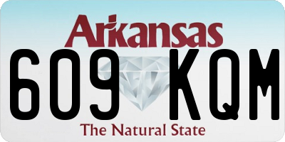 AR license plate 609KQM