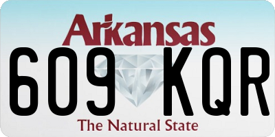 AR license plate 609KQR