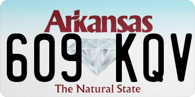AR license plate 609KQV