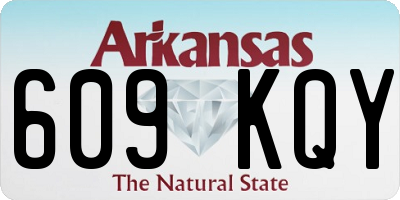 AR license plate 609KQY