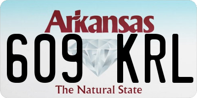 AR license plate 609KRL
