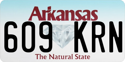 AR license plate 609KRN