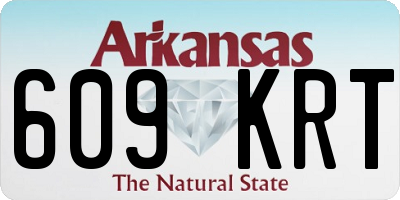 AR license plate 609KRT