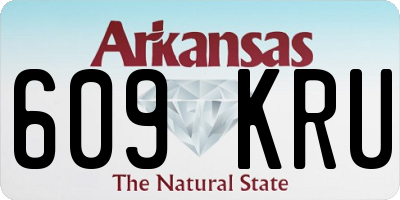 AR license plate 609KRU