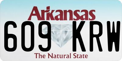 AR license plate 609KRW