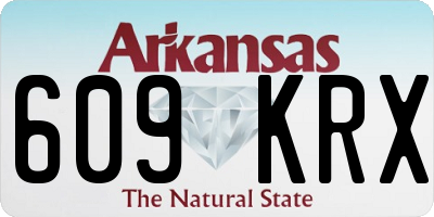 AR license plate 609KRX