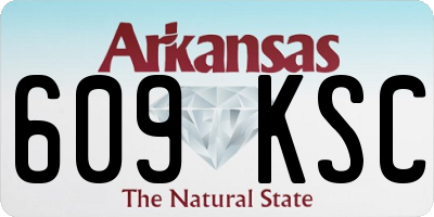 AR license plate 609KSC
