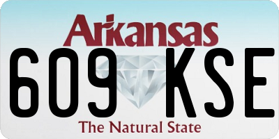 AR license plate 609KSE