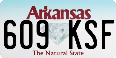 AR license plate 609KSF