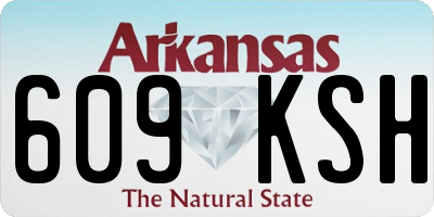 AR license plate 609KSH