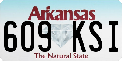 AR license plate 609KSI
