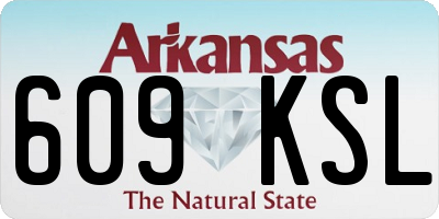 AR license plate 609KSL