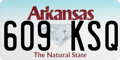 AR license plate 609KSQ