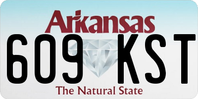 AR license plate 609KST